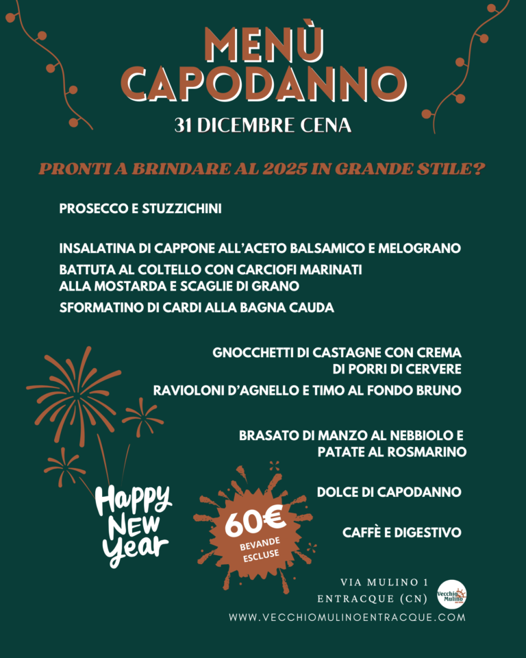 🎇Capodanno al Vecchio Mulino!🍾